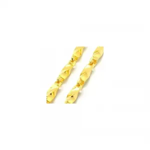 # 18K 24K 광폭 꽈배기 대나무목걸이 8mm 30돈 남자금목걸이