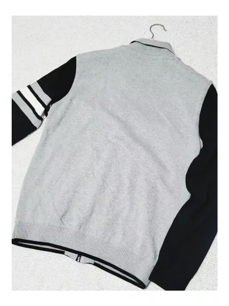 [장미쉘바스키아] 골프웨어 방풍집업 니트 자켓