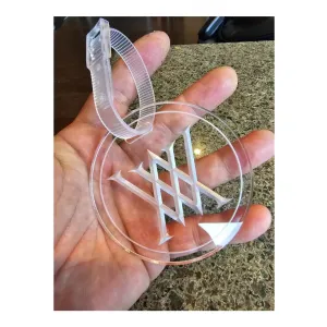 정품)어뉴골프 네임텍 골프가방 네임텍 골프백 네임텍